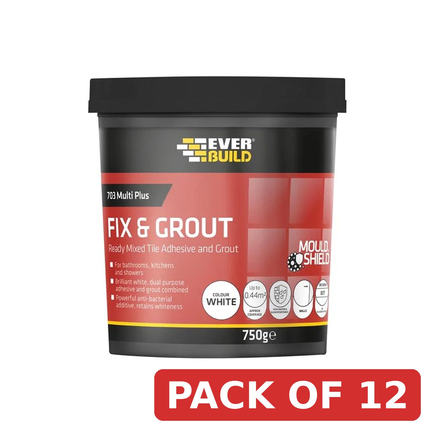 Everbuild Sika 703 Fix & Grout Tile Adhesive 7.5kg - 487078