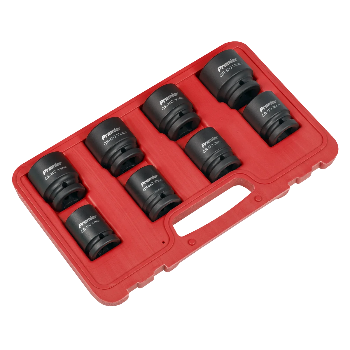 Sealey Premier Impact Socket Set 3/4"Sq Drive 8 Piece