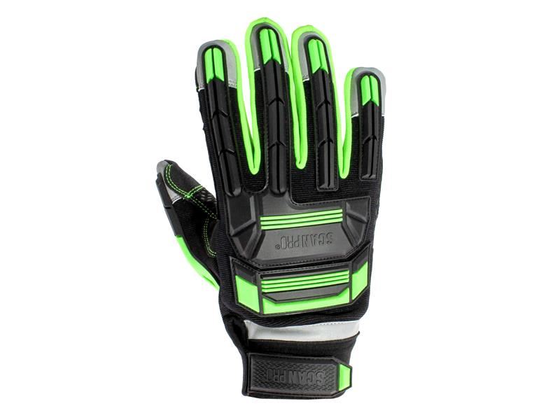 Scan Anti Impact Synthetic Leather & Polymer Gloves - M (Size 8)