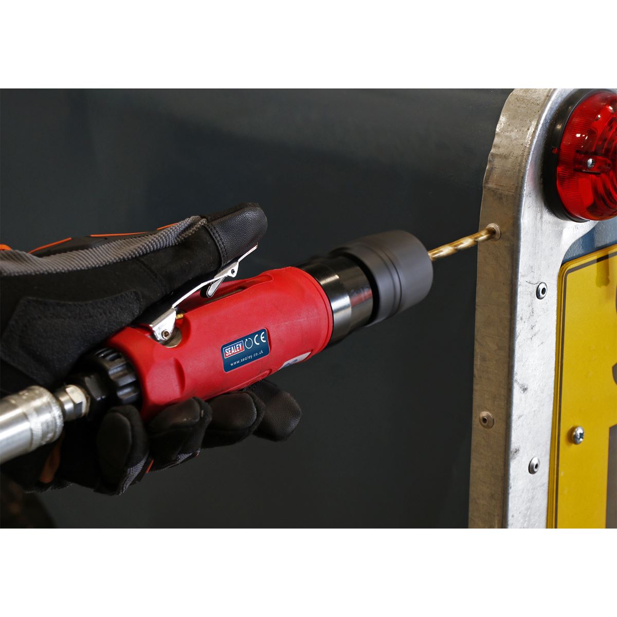 Sealey Air Drill Straight with10mm Keyless Chuck GSA232