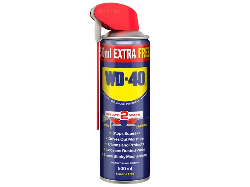 WD-40 Multi-Use Smart Straw 450+50Ml Free (CDU of 12 Cans)