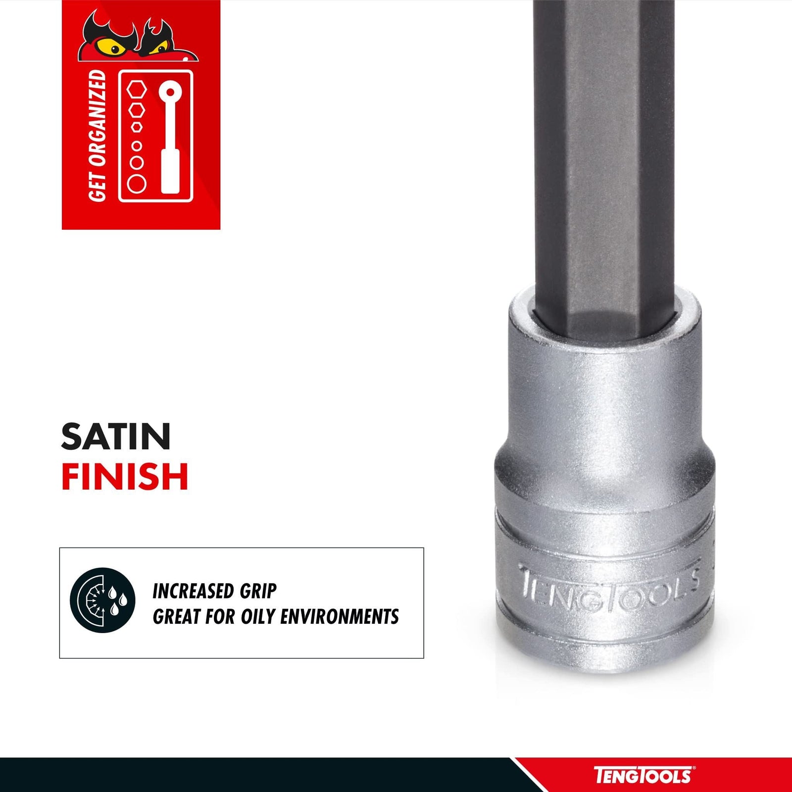 Teng Tools 3/4" Hex Bit Socket Metric 19mm