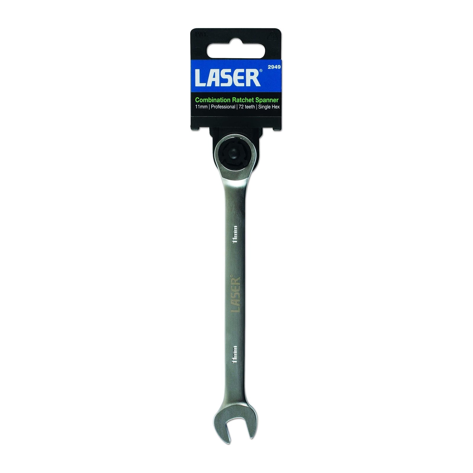 Laser Ratchet Combination Spanner 11mm 2949