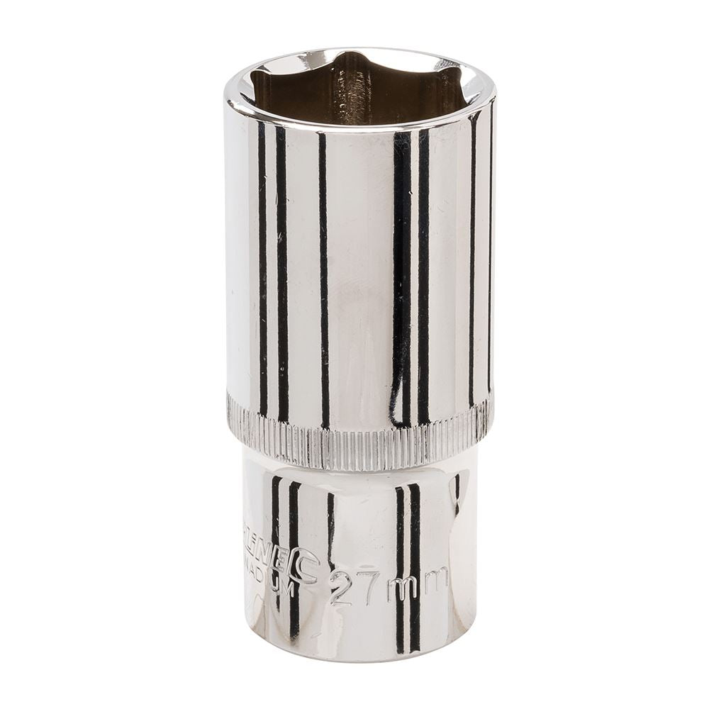 Silverline Deep Socket 1/2" Drive 6pt Metric 27mm