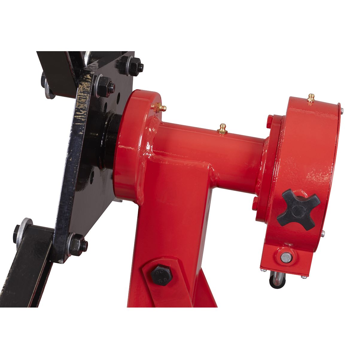 Folding 360º Rotating Engine Stand with Geared Handle Drive 680kg Capacity