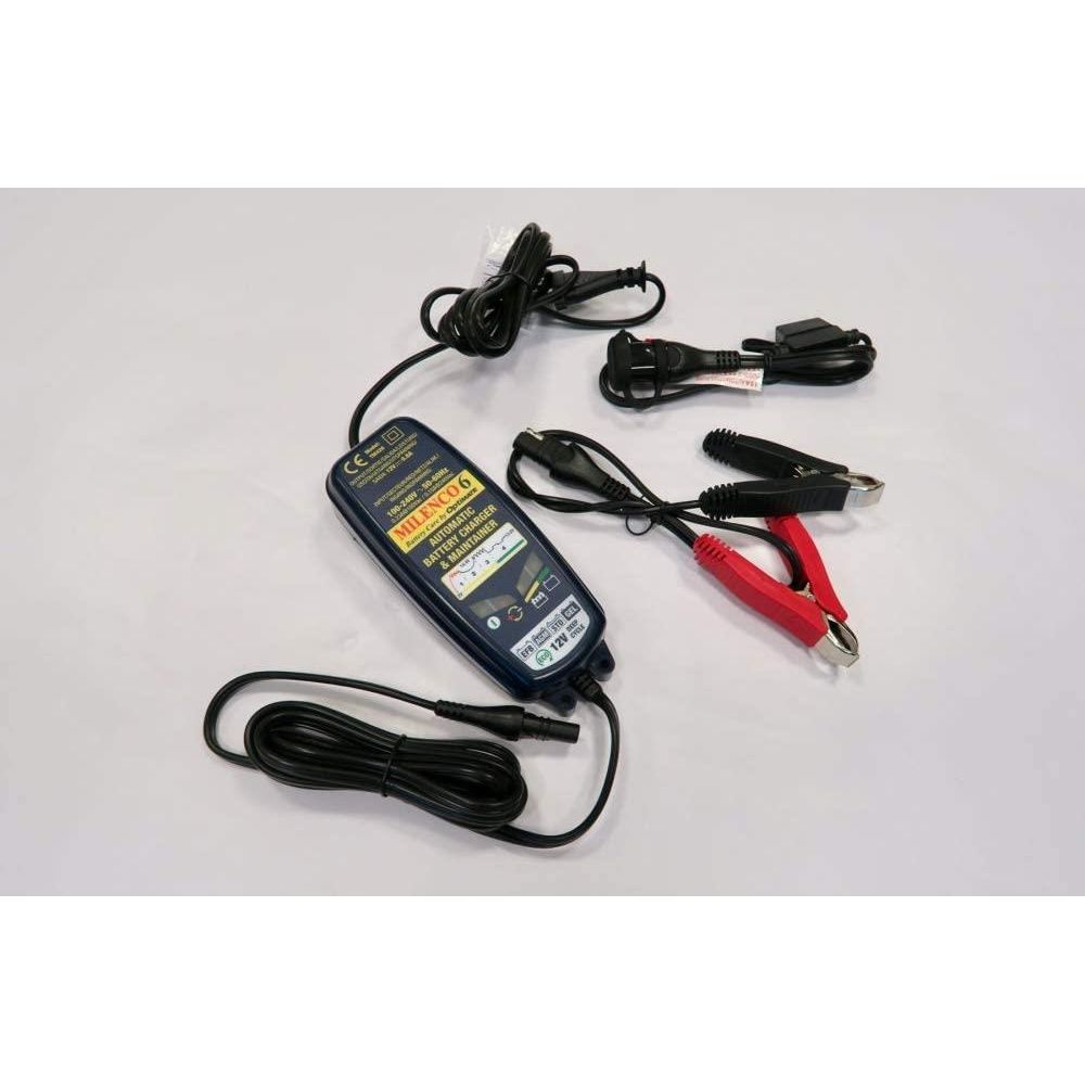 Milenco 6 by Optimate Multi Step Leisure Battery Smart Charger Maintainer
