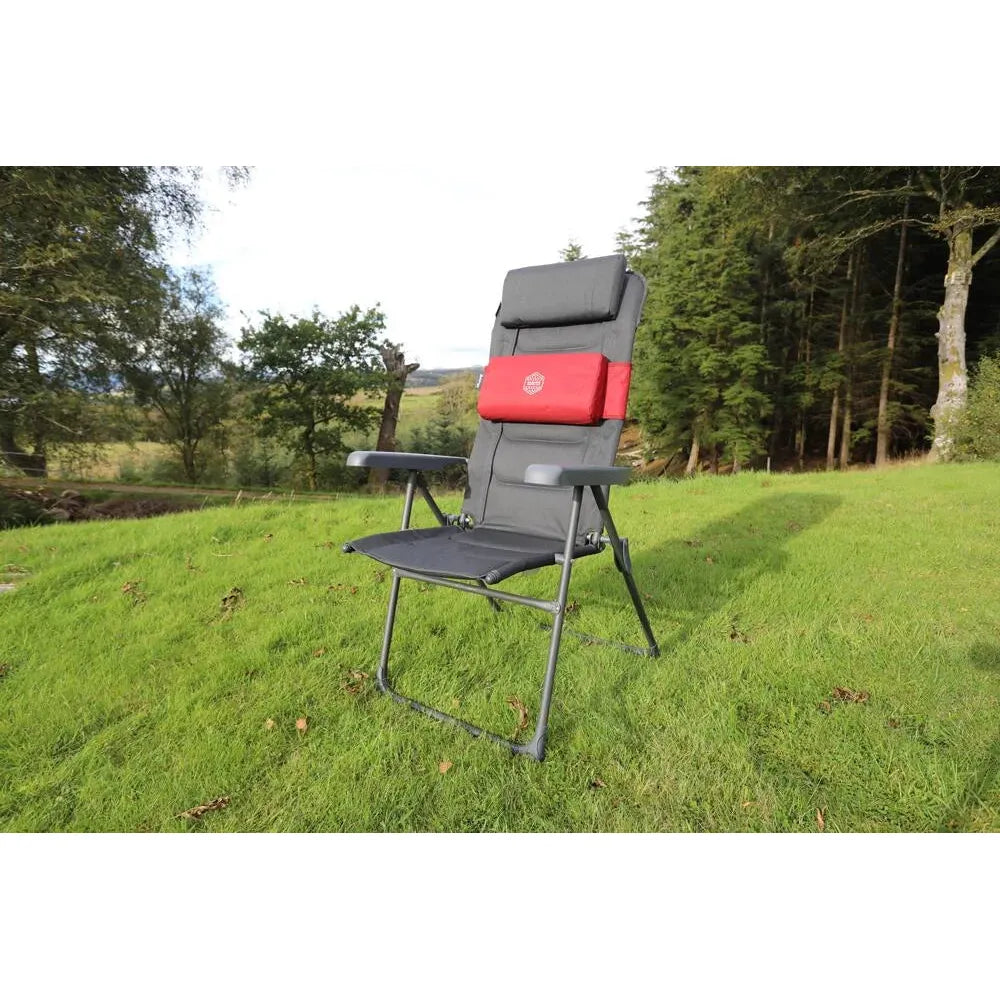 Vango Radiate Heated Cushion Standard Heather Red Chair