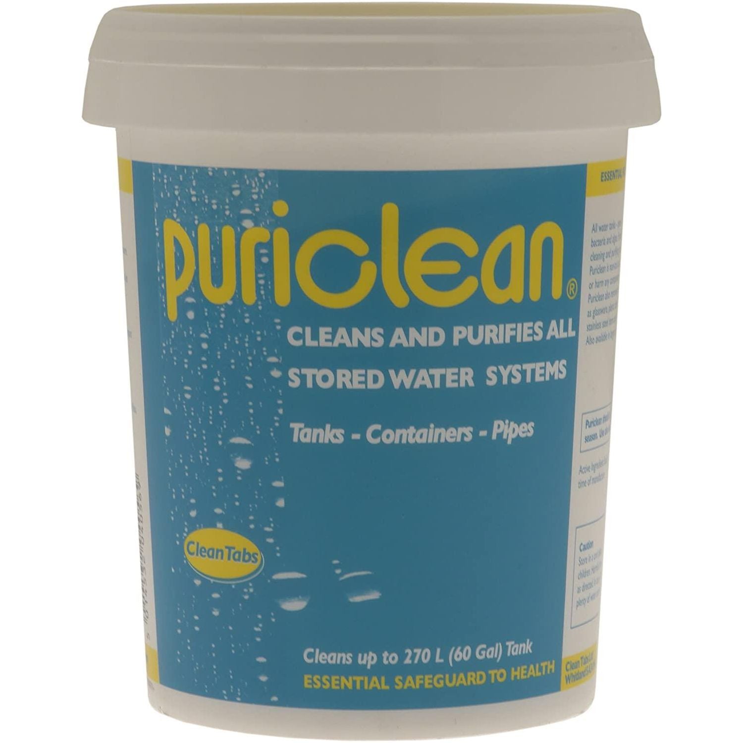 Puriclean 400G Water Purification Treatment Caravan, Boat Water System Cleaner