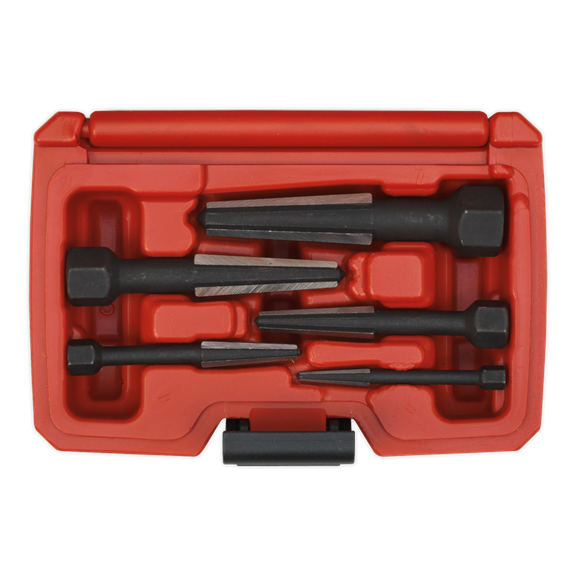 Sealey Screw Extractor Set 5pc Double Edge AK752