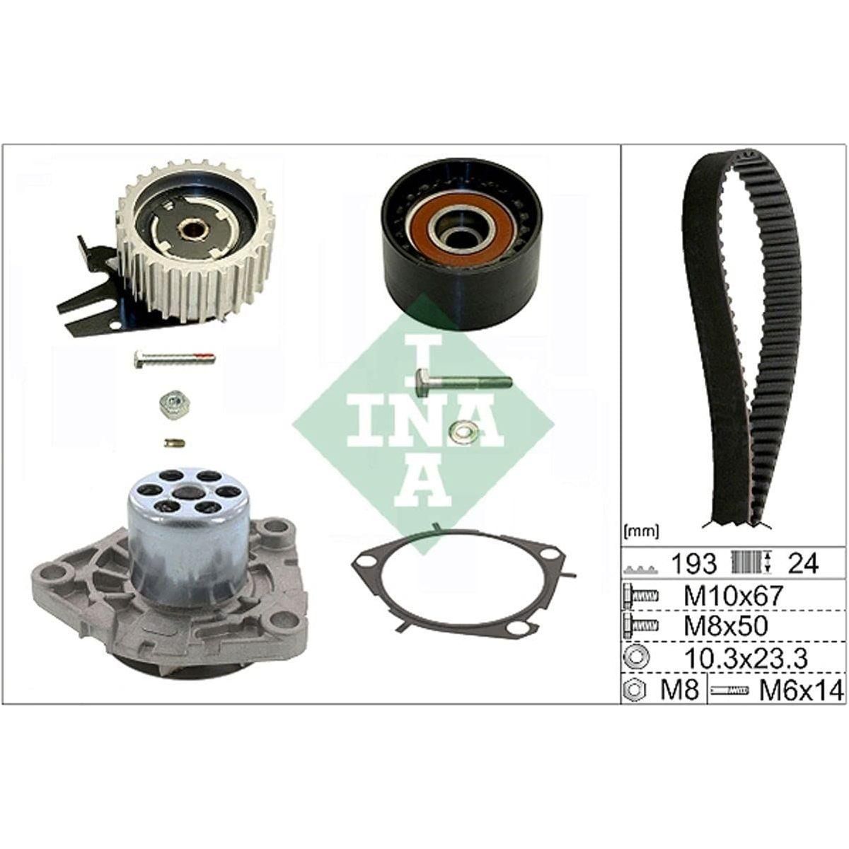 Ina Timing Belt Kit With Water Pump 530056130