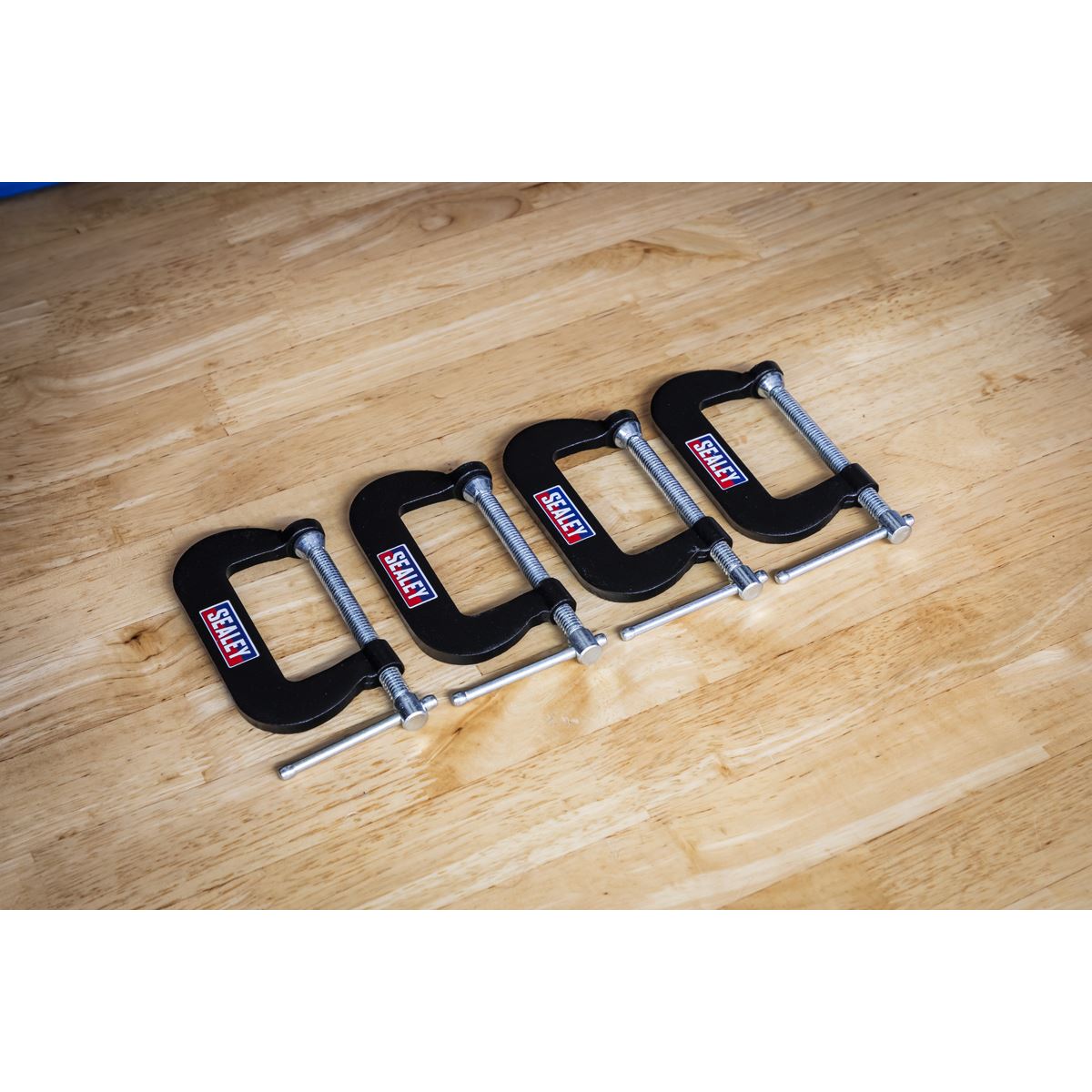 Sealey Junior C-Clamp Set 51mm x 32mm 4pc GCC06
