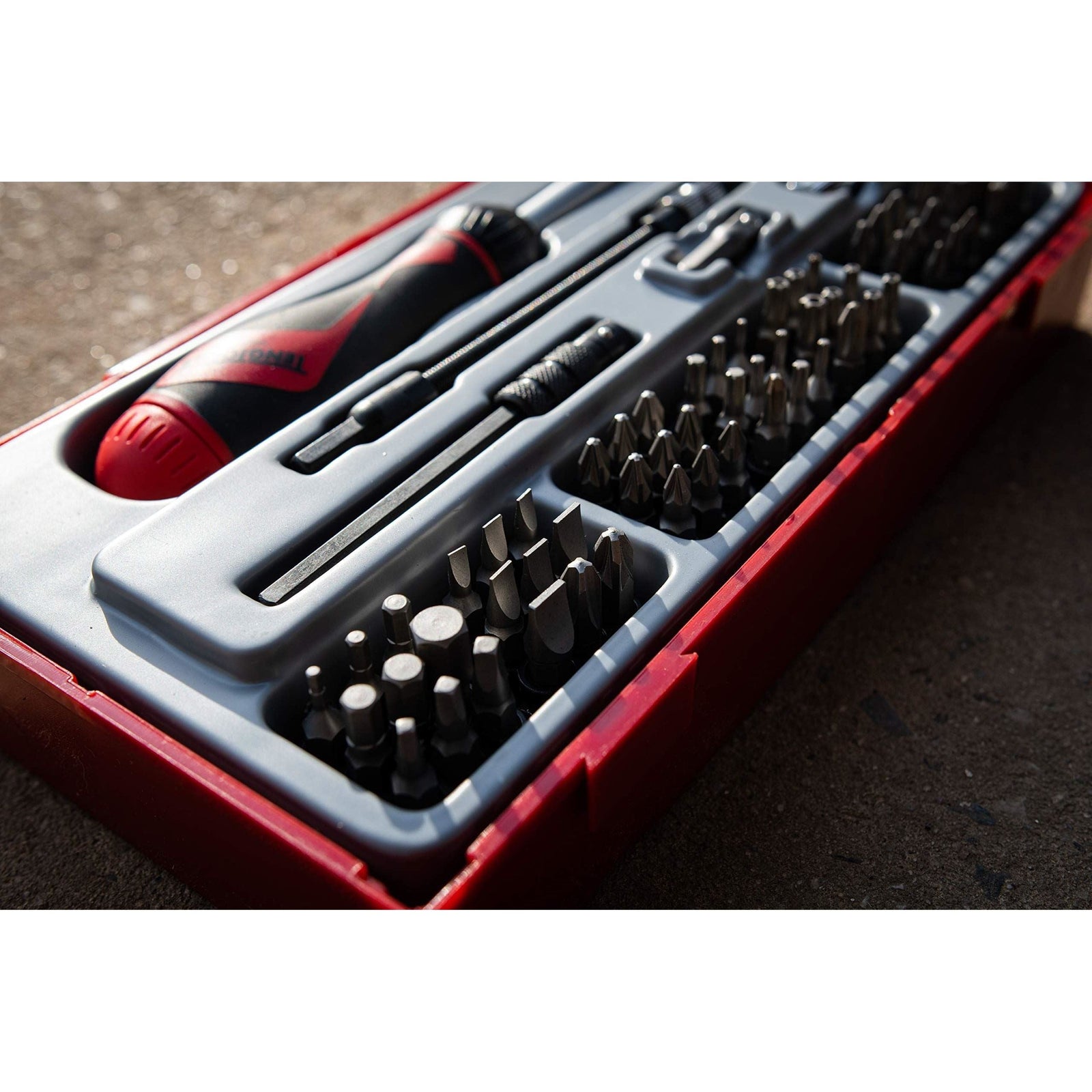 Teng Tools Ratcheting Screwdriver Bit Set TT1 74 Pieces