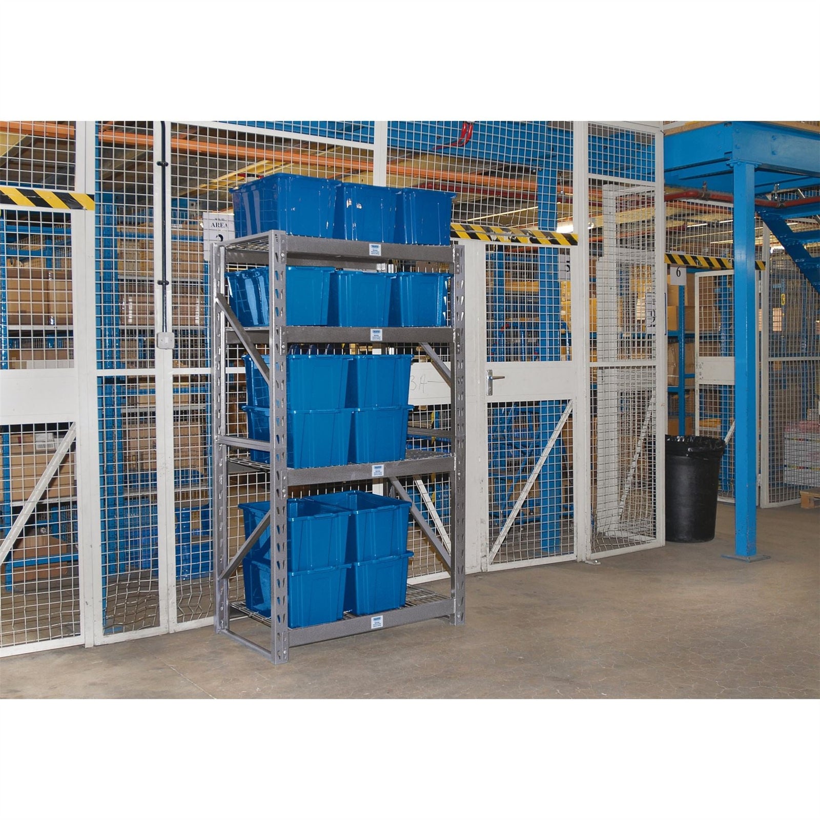 Draper Expert Heavy Duty Steel 4 Shelving Unit, 1040 x 610 x 1830mm 05230