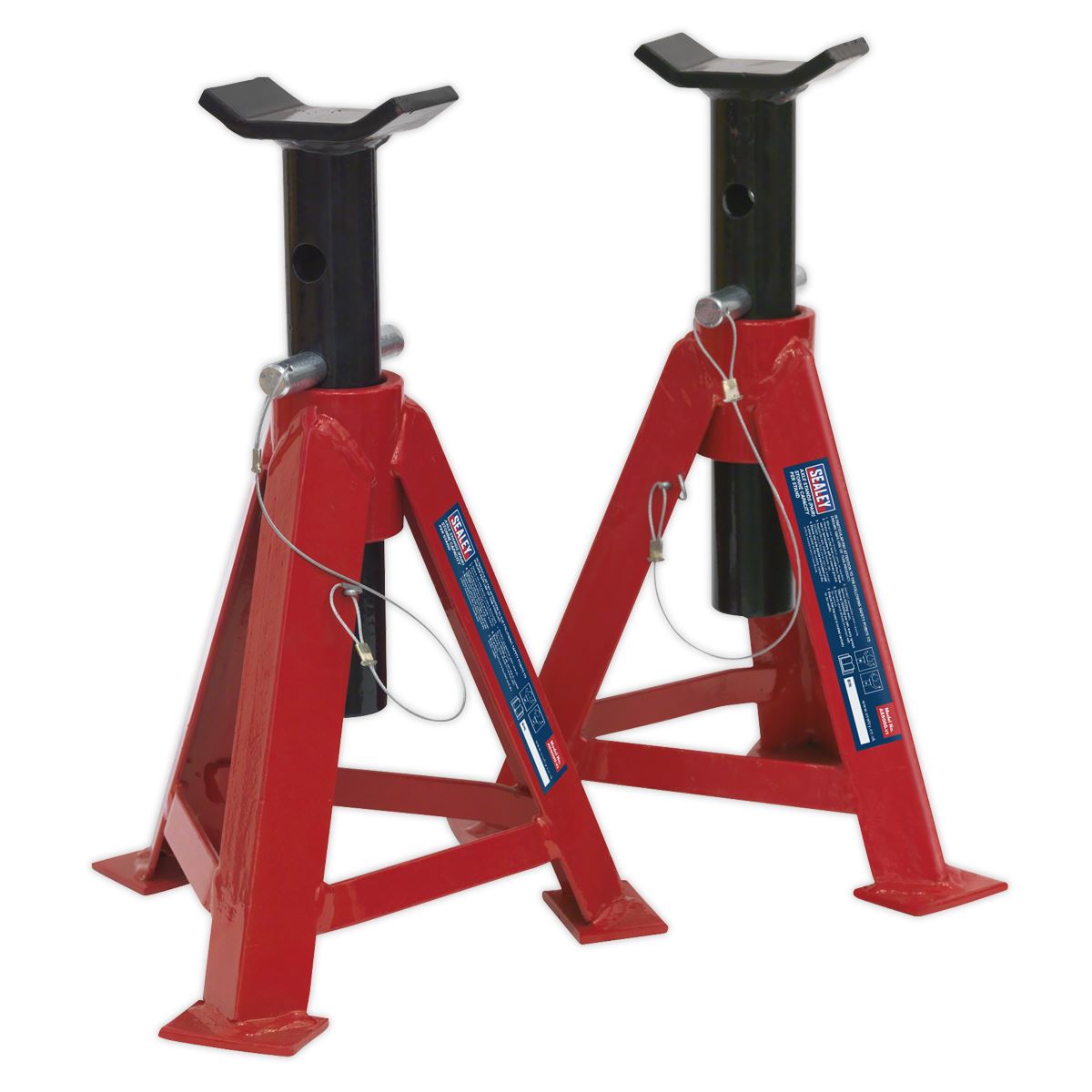 Sealey AXLe Stands (Pair) 5tonne Capacity per Stand AS5000