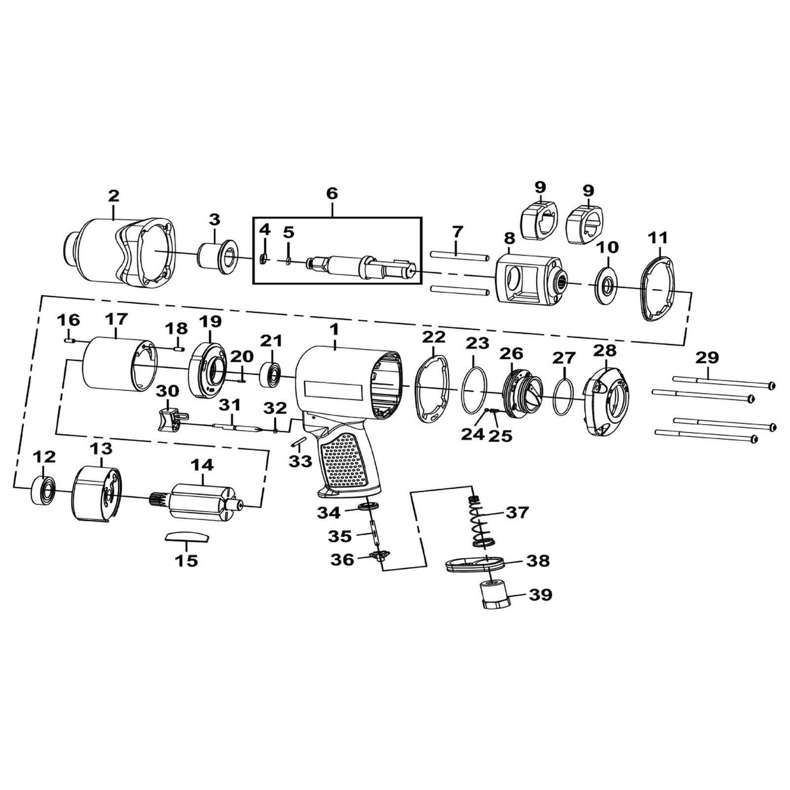 Sealey Handle SA201.01
