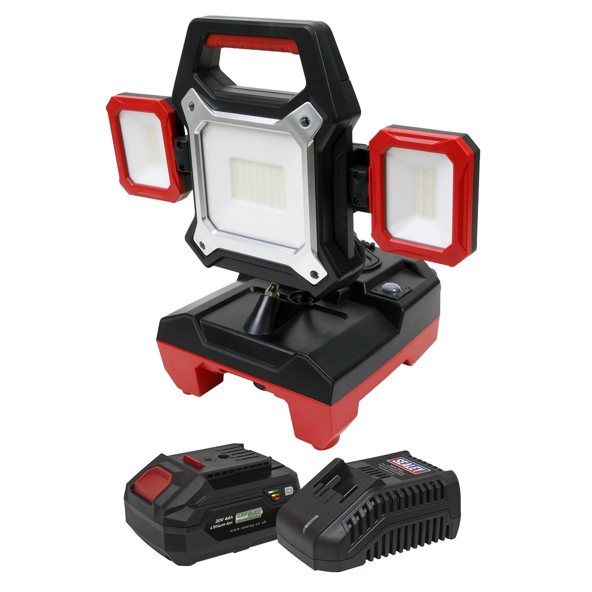 Sealey Cordless/Corded 20V 4Ah SV20 Series Worklight Kit SMD LED 4000lm
