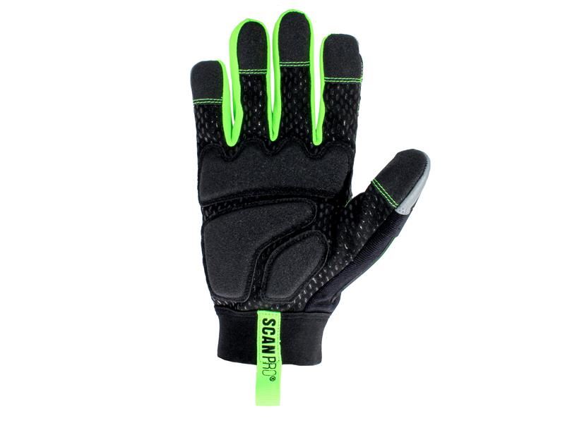Scan Anti Impact Synthetic Leather & Polymer Gloves - M (Size 8)