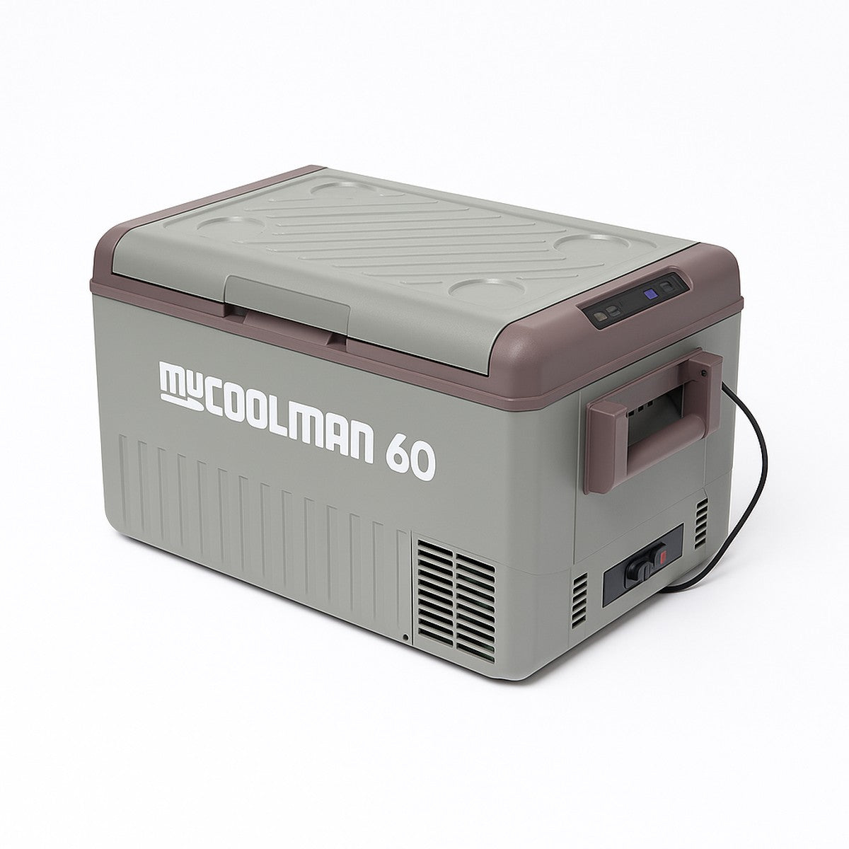 myCOOLMAN 60L Portable Fridge/Freezer Single Zone 12/24V DC + 240V AC Bluetooth App Control