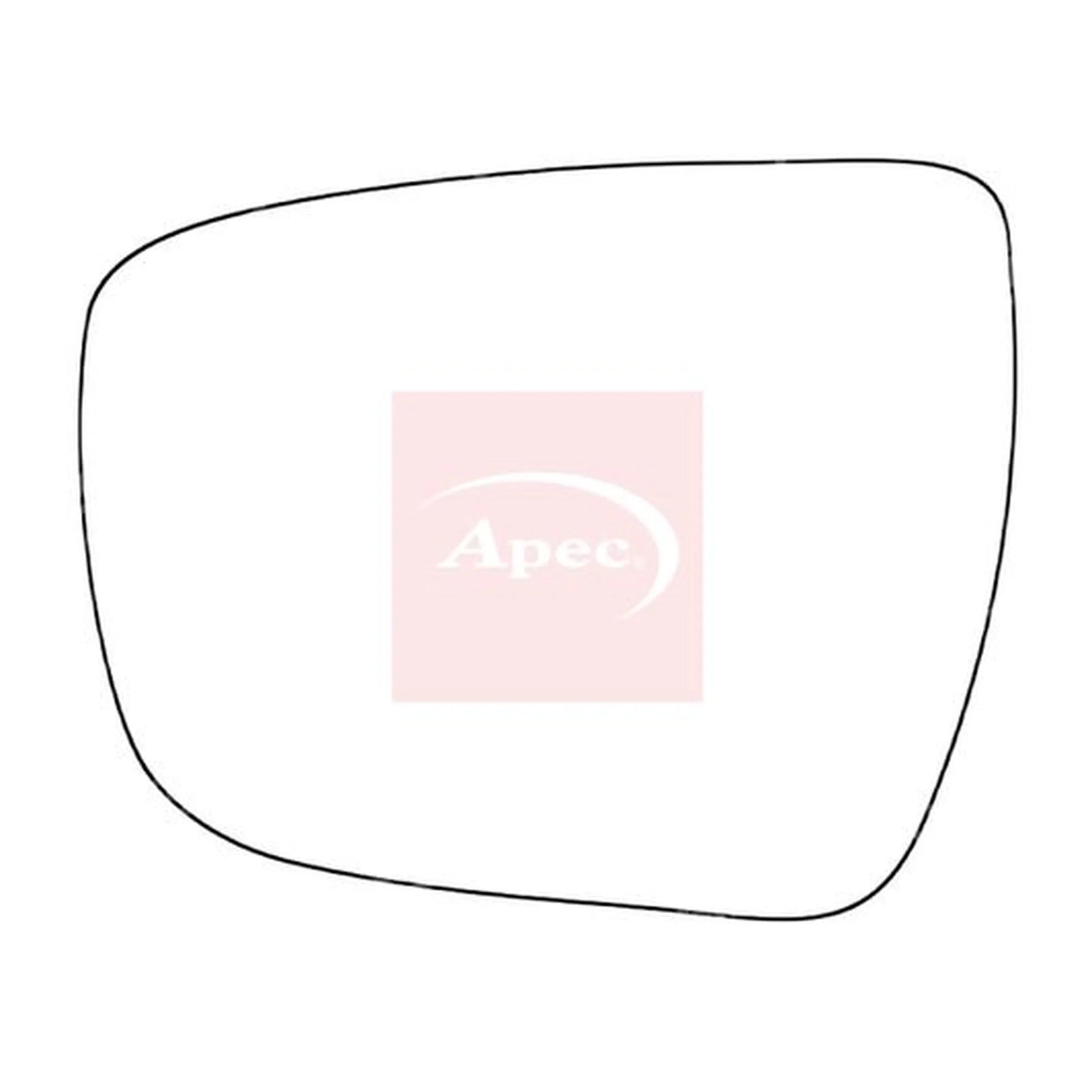 Apec Exterior Wing Mirror Glass Left AMS2659