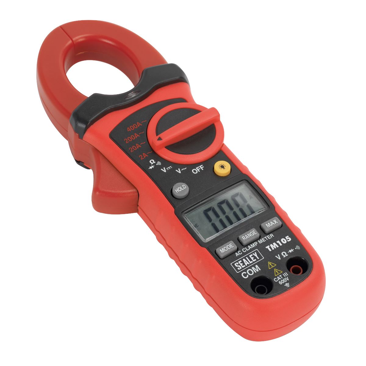 Sealey Professional Auto-Ranging Digital Clamp Meter NCVD 6-Function TM105
