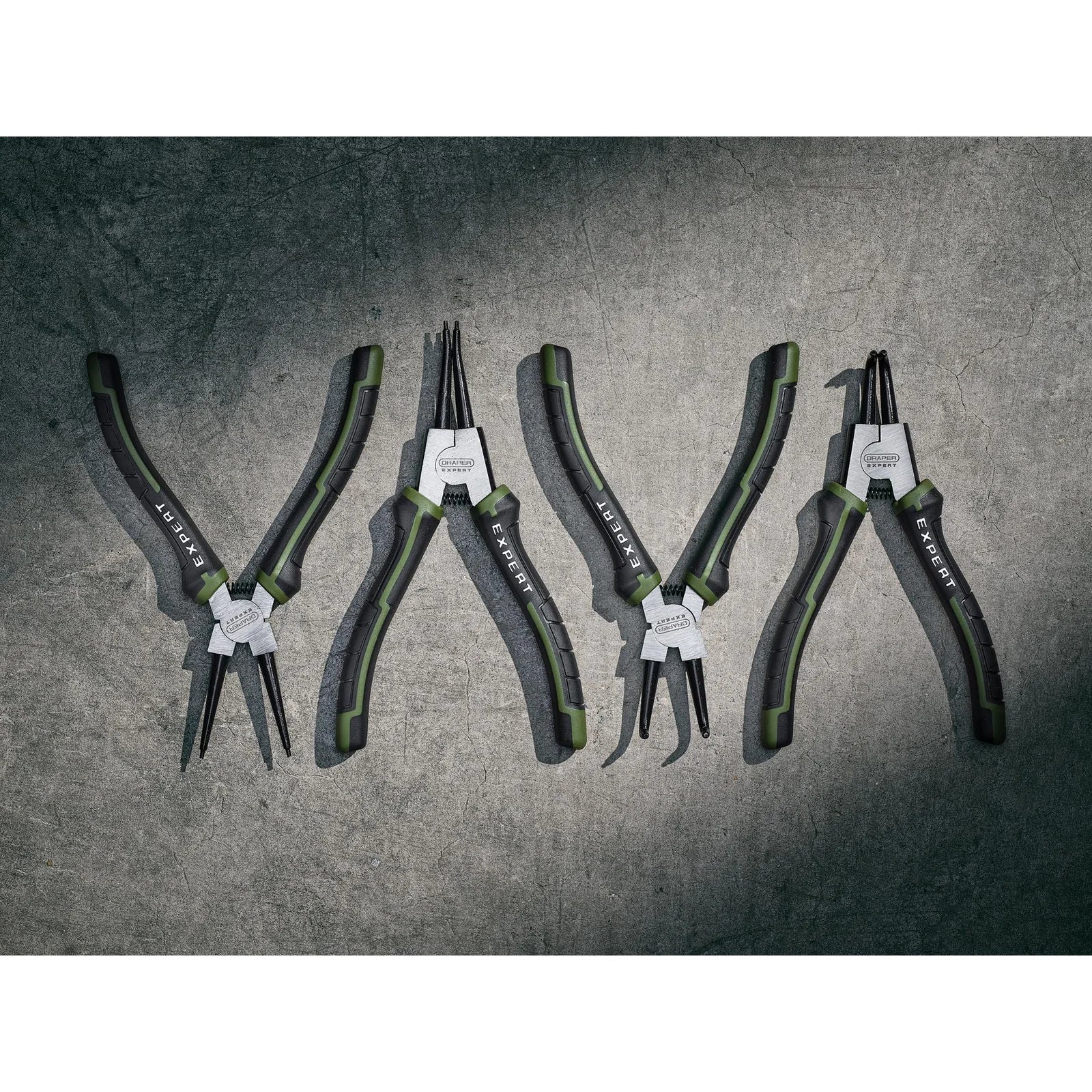 Draper Expert Circlip Pliers Set, 180mm (4 Piece) - PL-EX/CP-SET