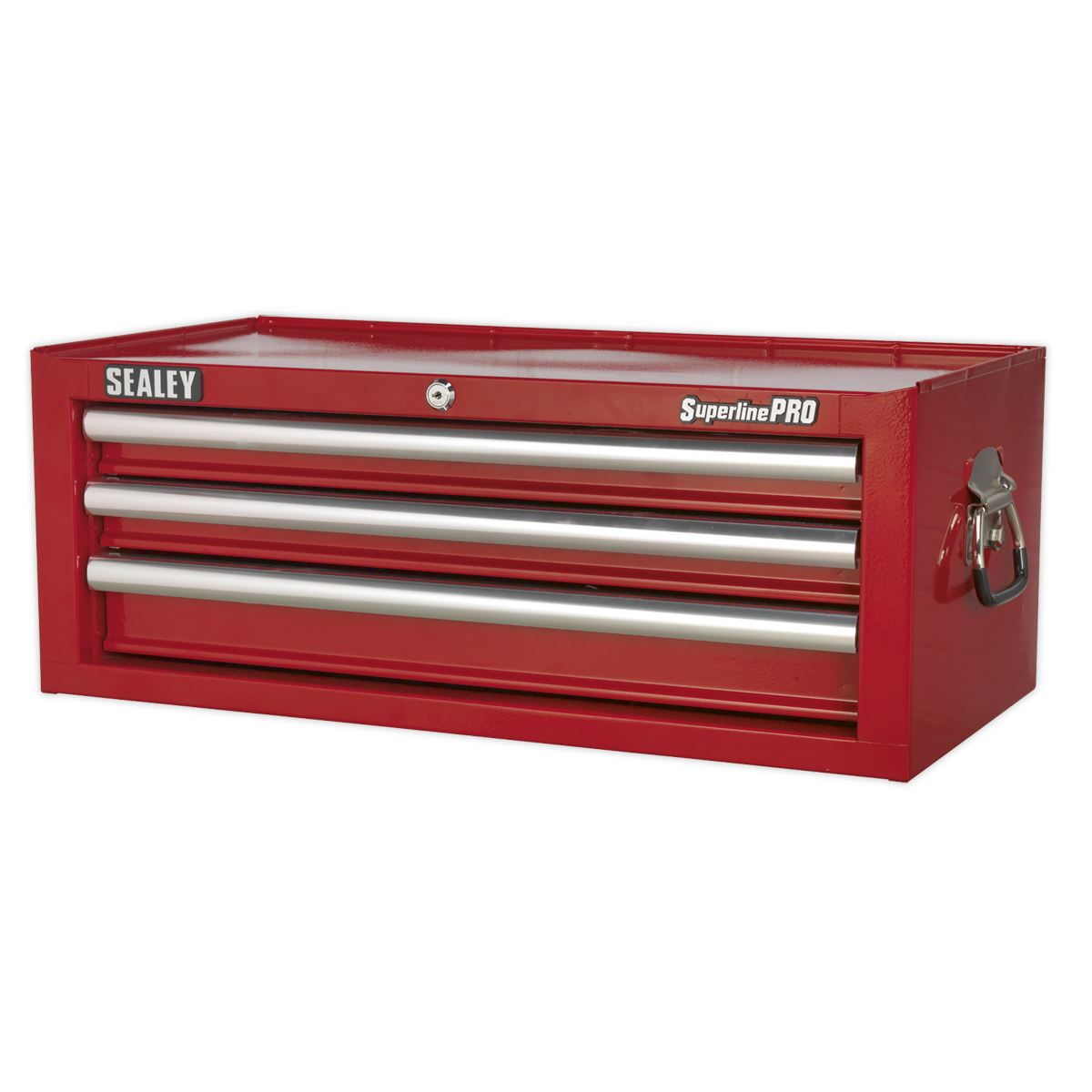 Sealey Mid-Box 3 Drawer with Ball-Bearing Slides Red AP33339