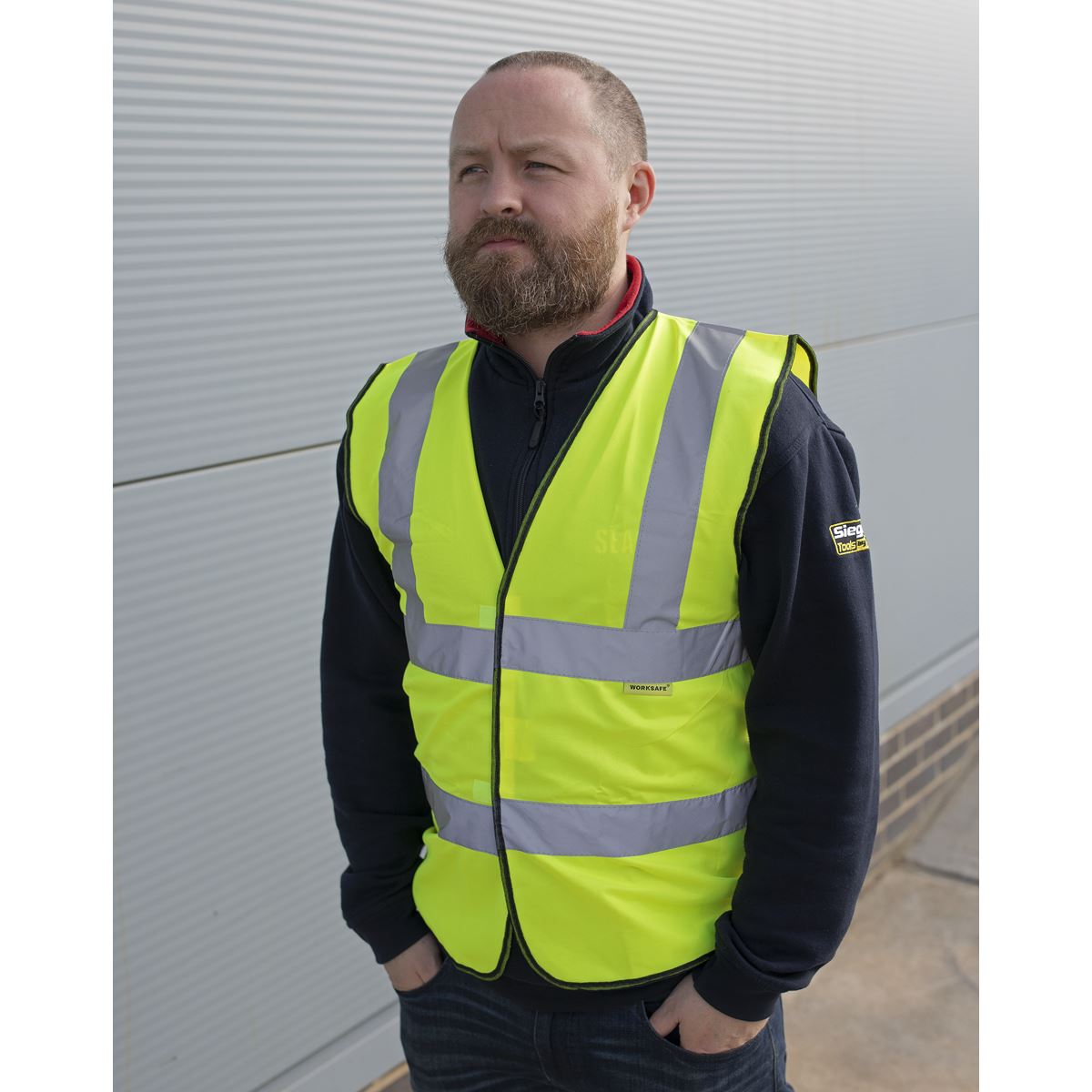 Worksafe Worksafe Hi-Vis Yellow Waistcoat - Medium 9804M