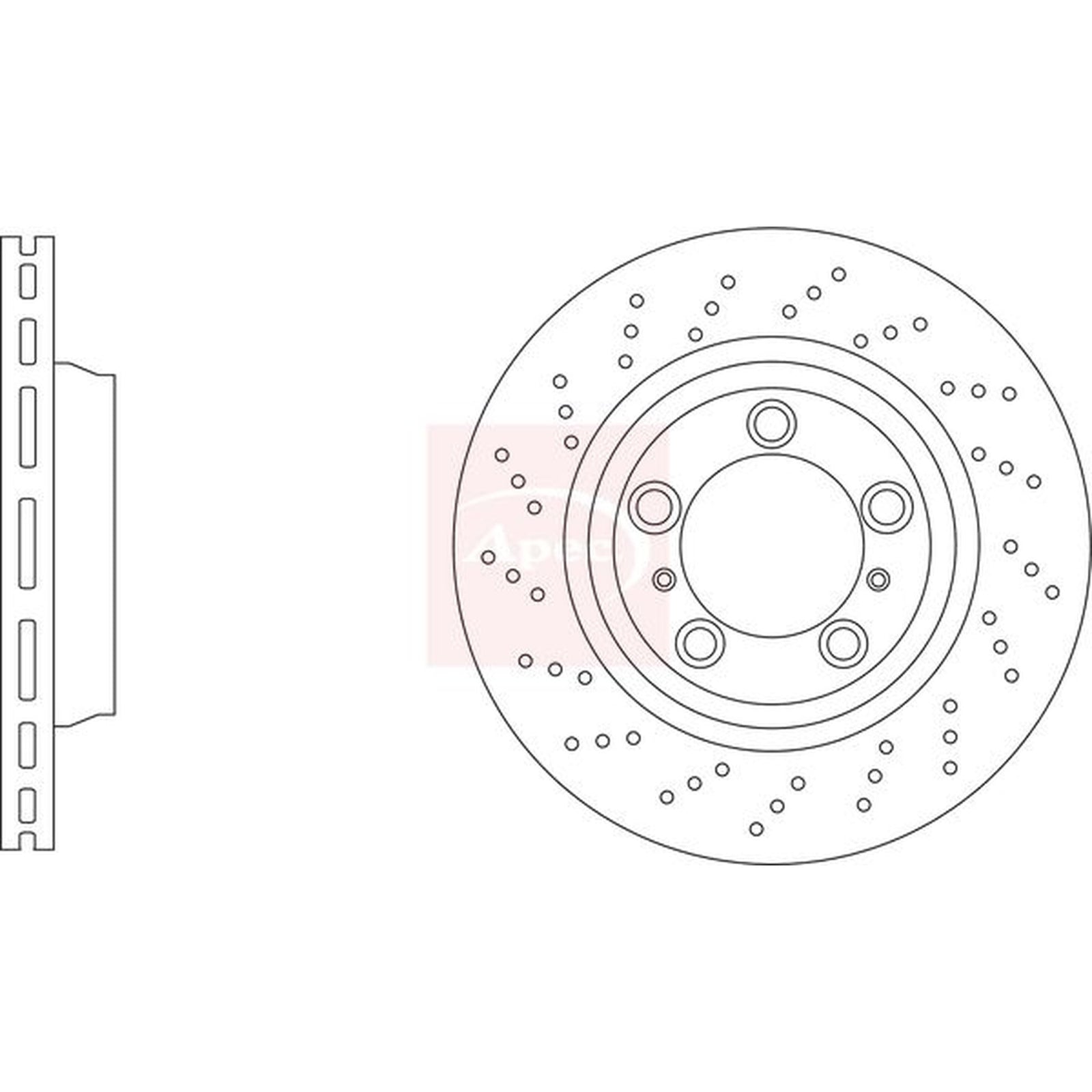 Apec Front / & Rear / Brake Discs & Pads fits Porsche 911 2011-2019 3.8