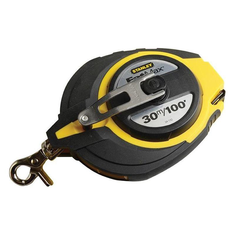 Stanley® Hand Tools FatMax® Closed Case Steel Long Tape 30m/100ft (Width 10mm)