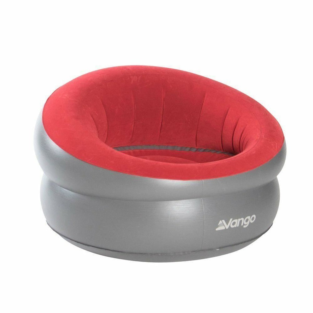 2x Vango Inflatable Donut Flocked Chair Carmine Red
