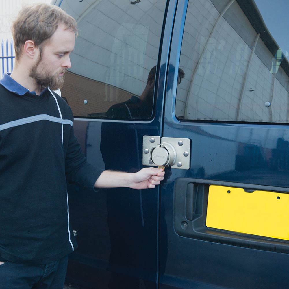 Silverline Heavy Duty Van Lock & Hasp 73mm