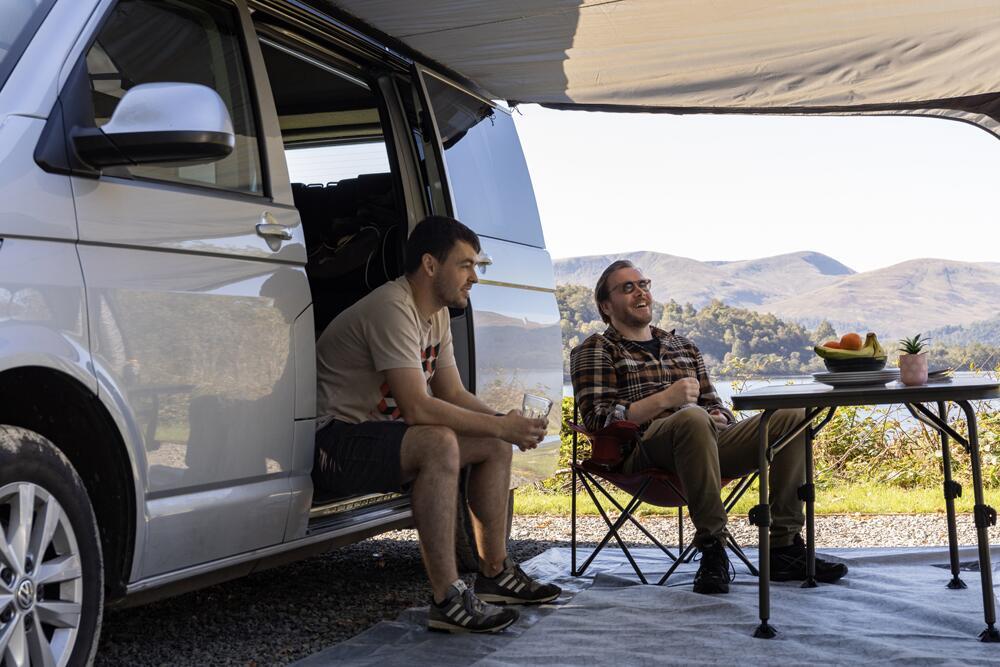 Vango Sunlight Air - Awning/Canopy for Campervans Low Cloud Grey