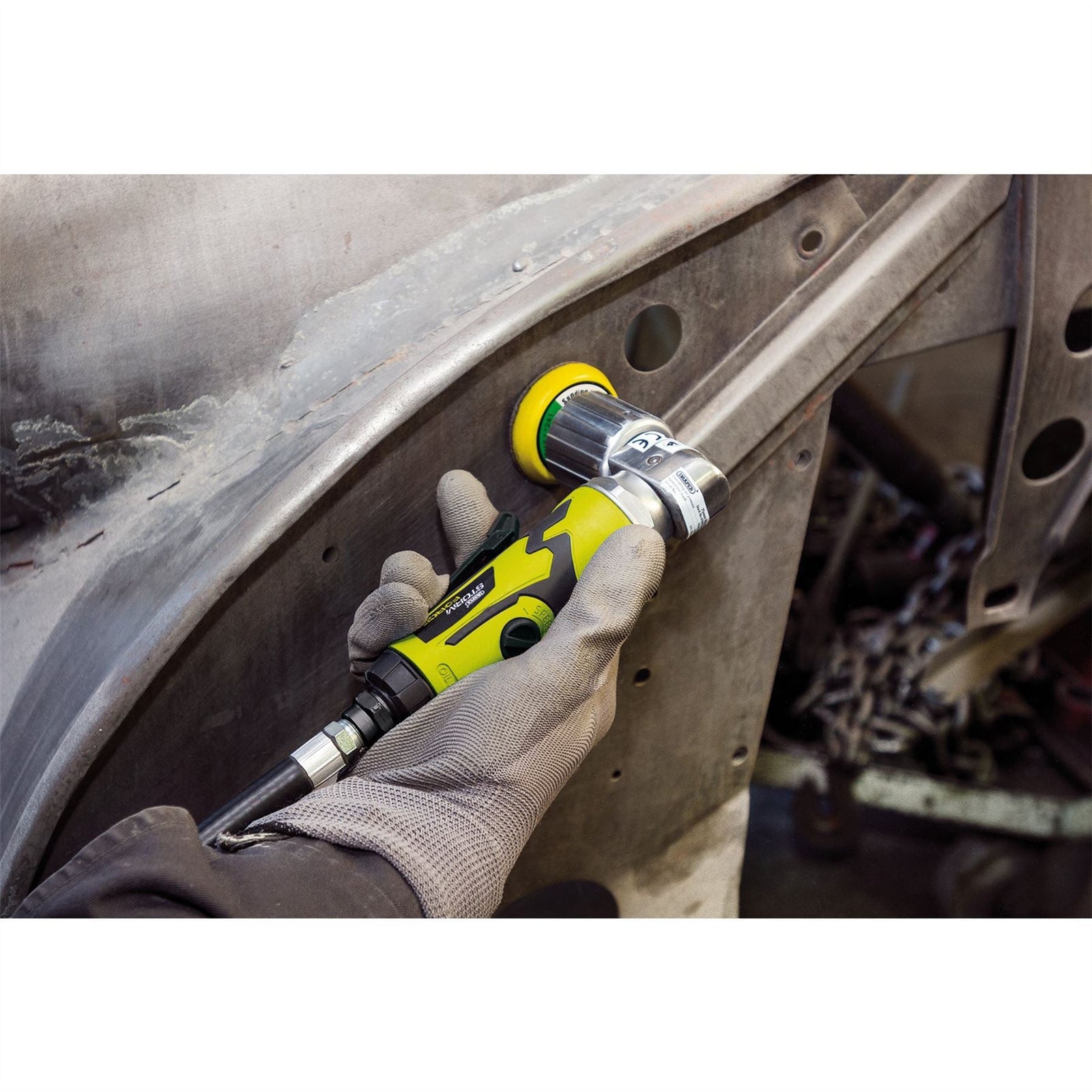 Draper Storm Force Mini Air Sander, 50mm 65059