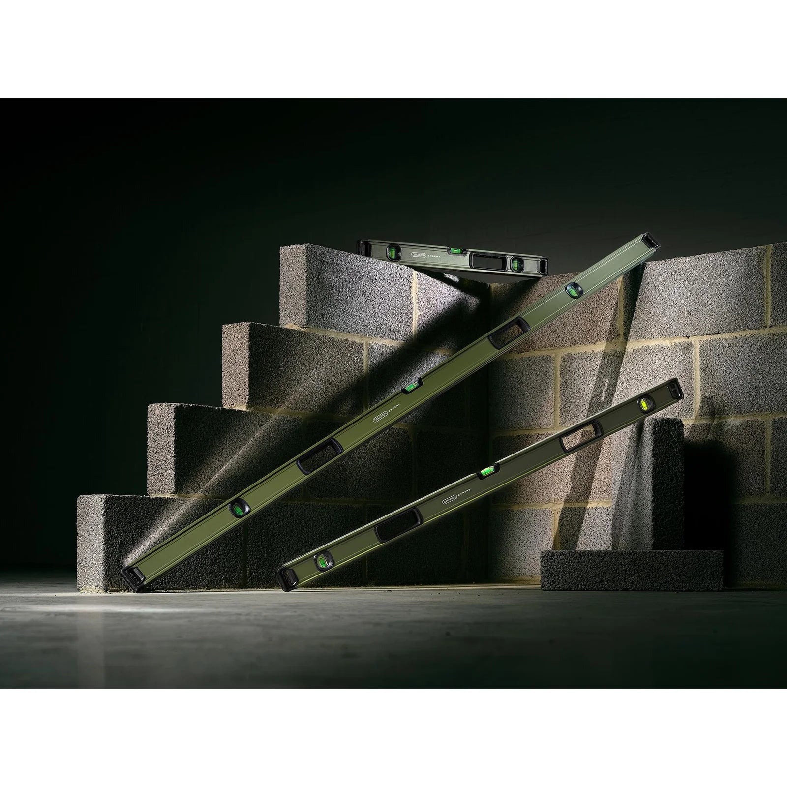 Draper Expert Box Spirit Level with Handle Set (3 Piece) - EBSLS1H