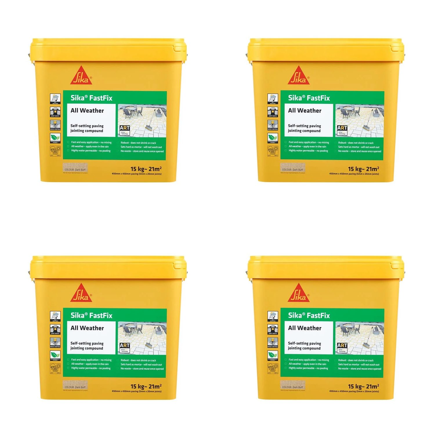 Everbuild Sika Sika® FastFix All Weather Dark Buff 15kg - 669017