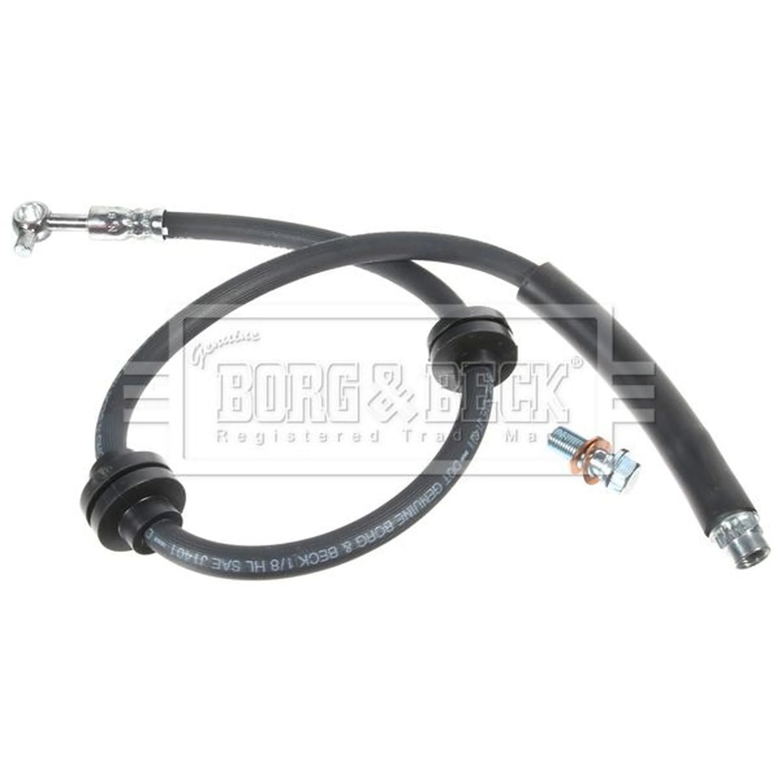 Borg & Beck Brake Hydraulic Hose Line Front Left BBH9134