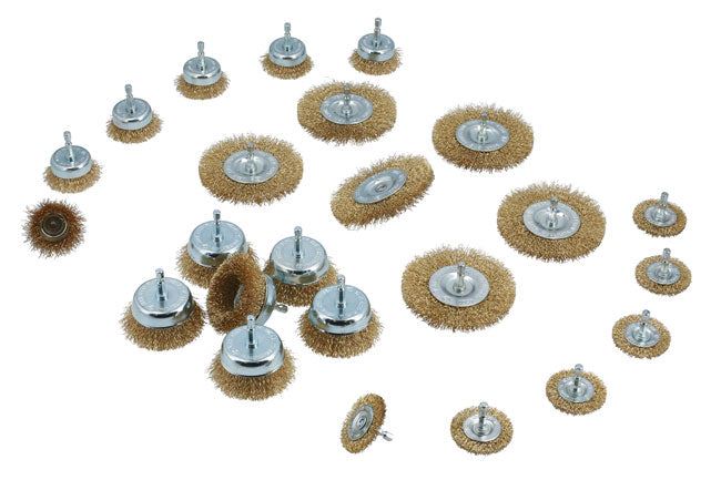 Laser Wire Brush Assortment 24pc