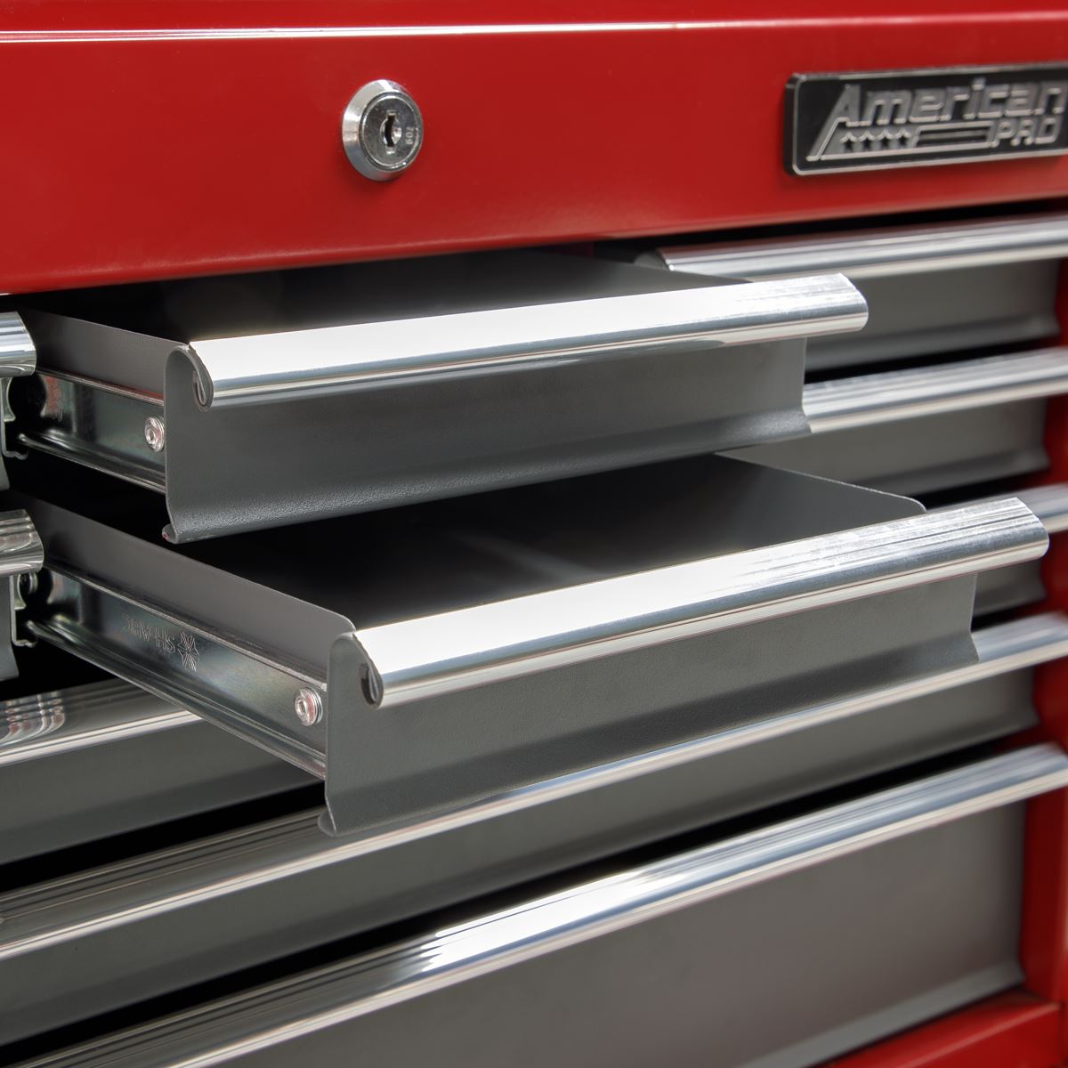 Sealey Topchest 9 Drawer with Ball-Bearing Slides - Red/Grey