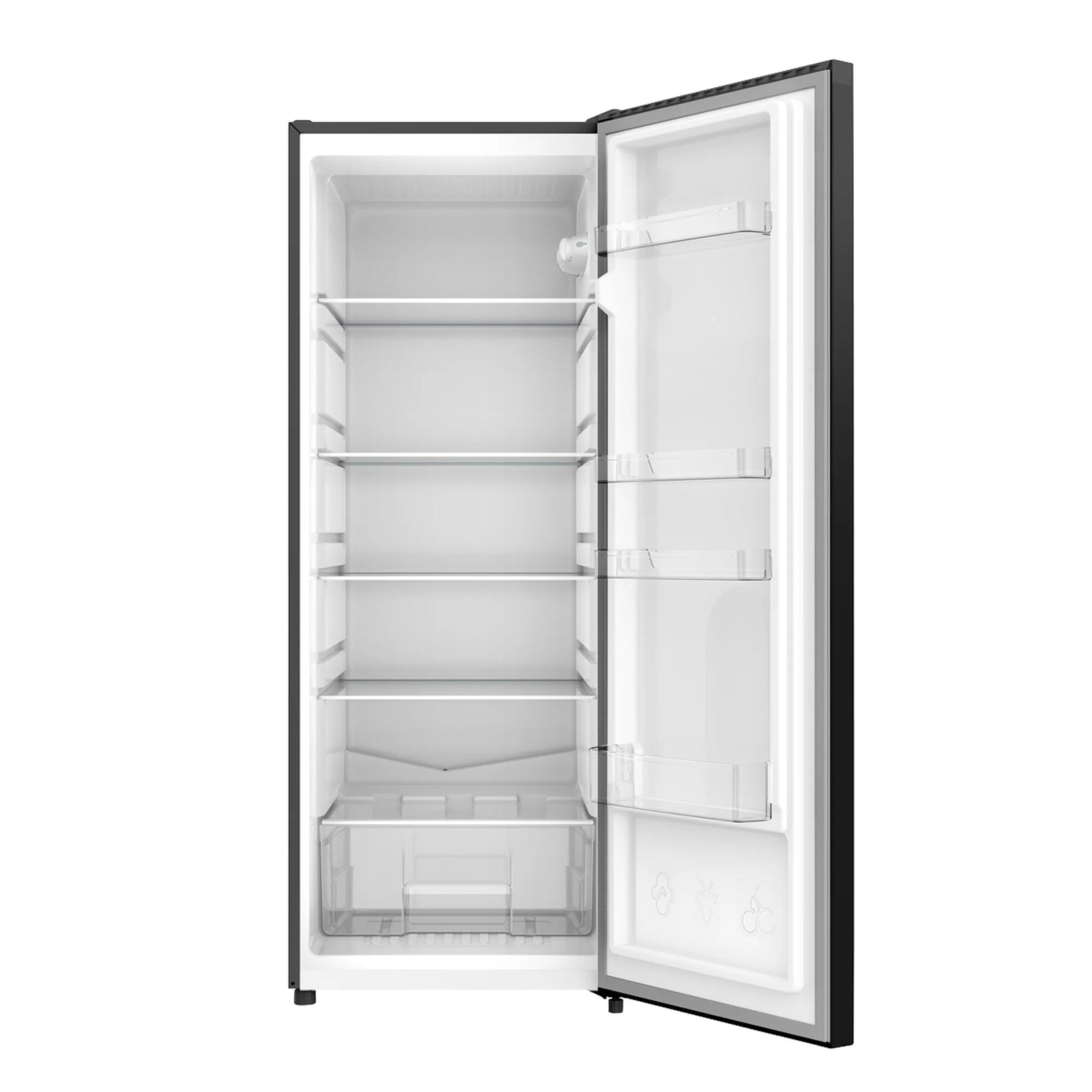Baridi Freestanding Larder Fridge 241L - Black
