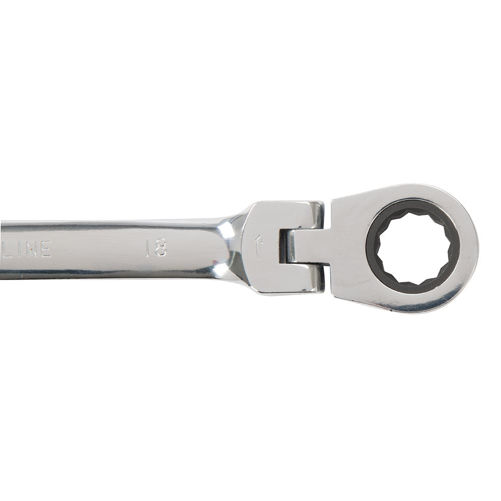 Silverline Flexible Head Ratchet Spanner Set 12pce 8 - 19mm 794336