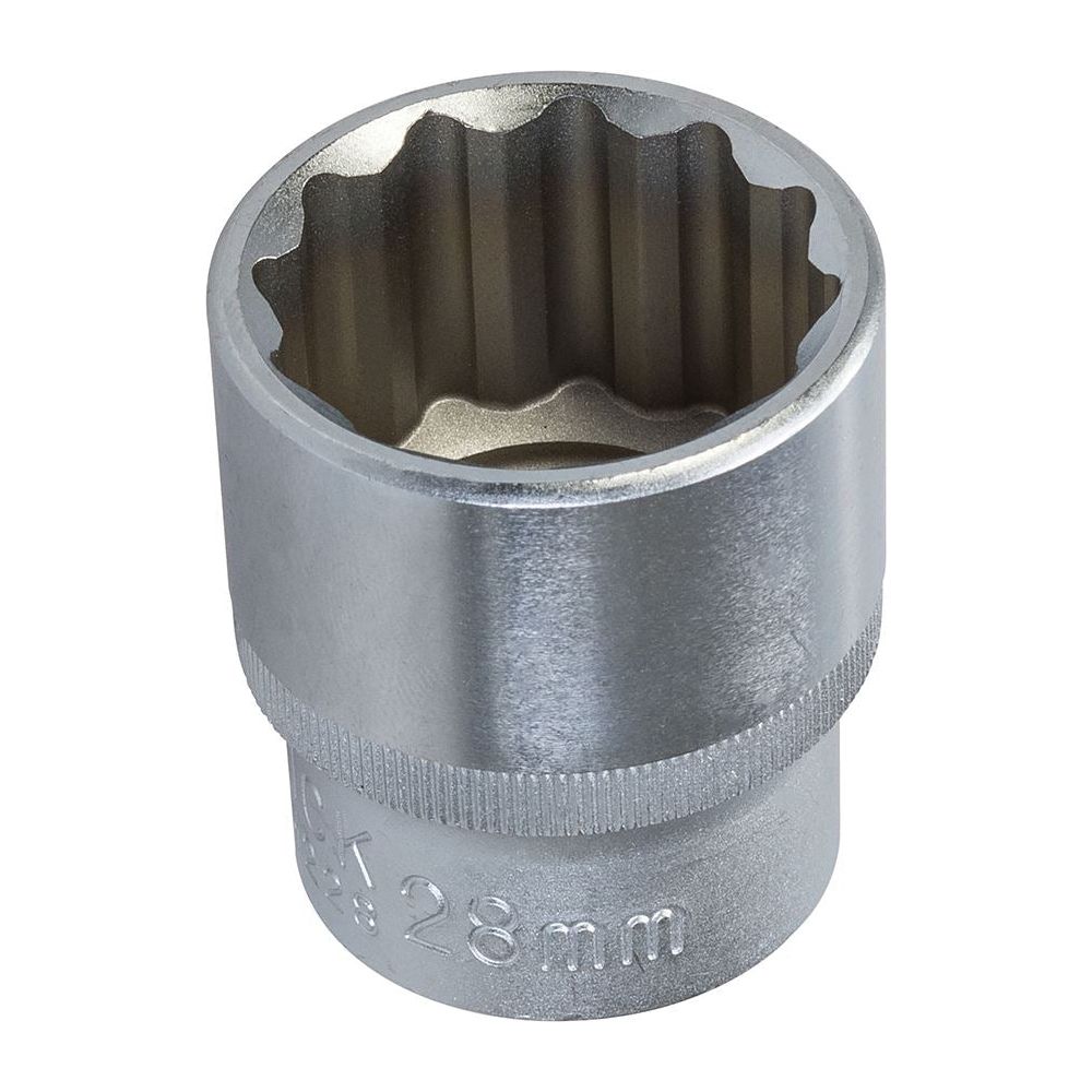 King Dick Socket SD 1/2" Metric 12pt 28mm