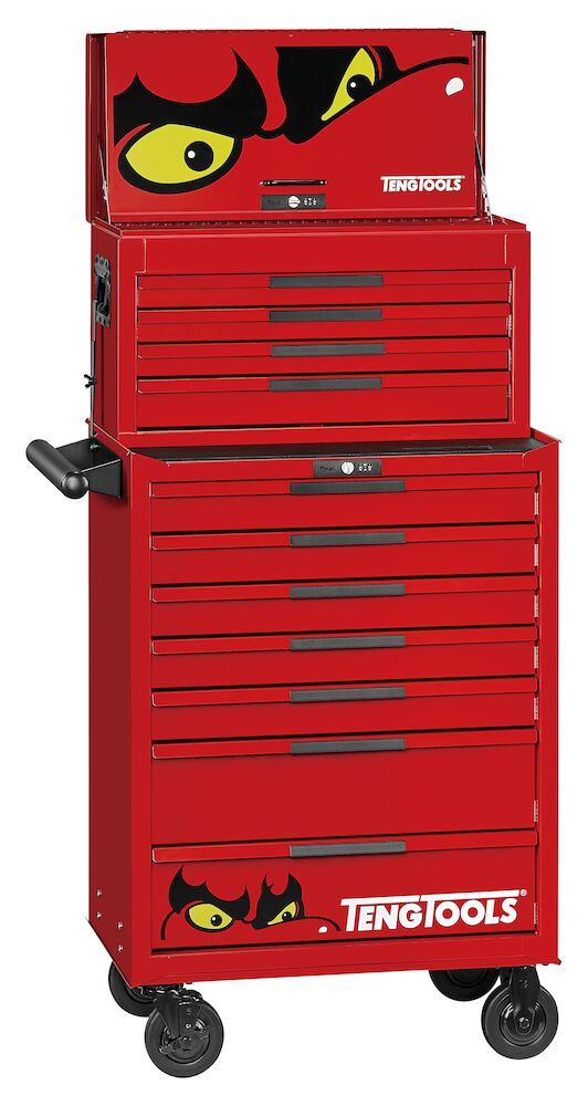 Teng Tools 26" PRO35™ stack FOAM tool kit 418 pieces red