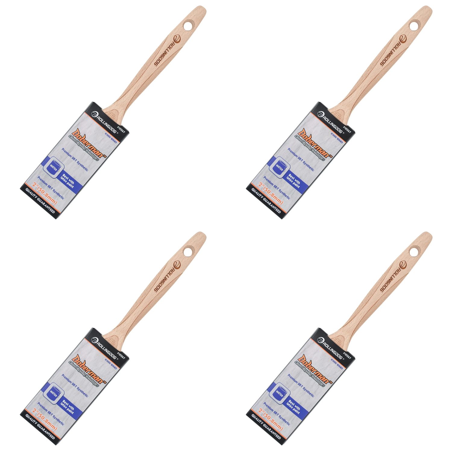 ROLLINGDOG DOBERMAN™ X1000 Series Flat Paint brush 1-3"