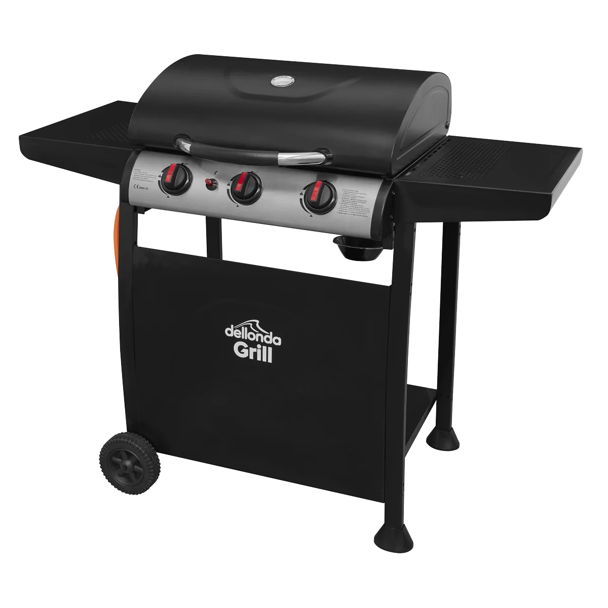 Dellonda 3 Burner Gas BBQ