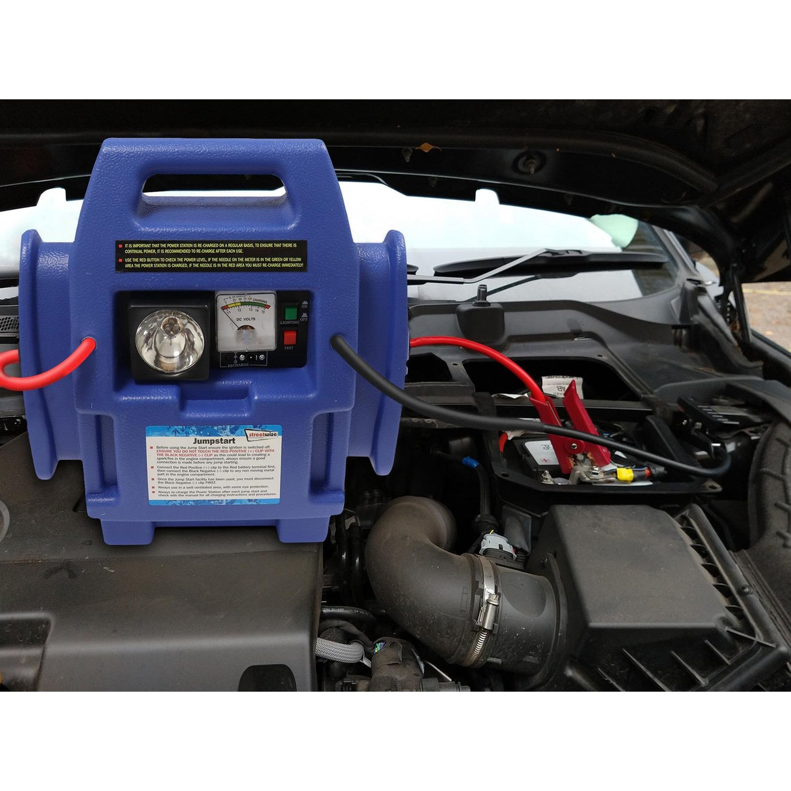 12V 900A Car Van Battery Jump Starter Start Booster Compressor LED Power Pack