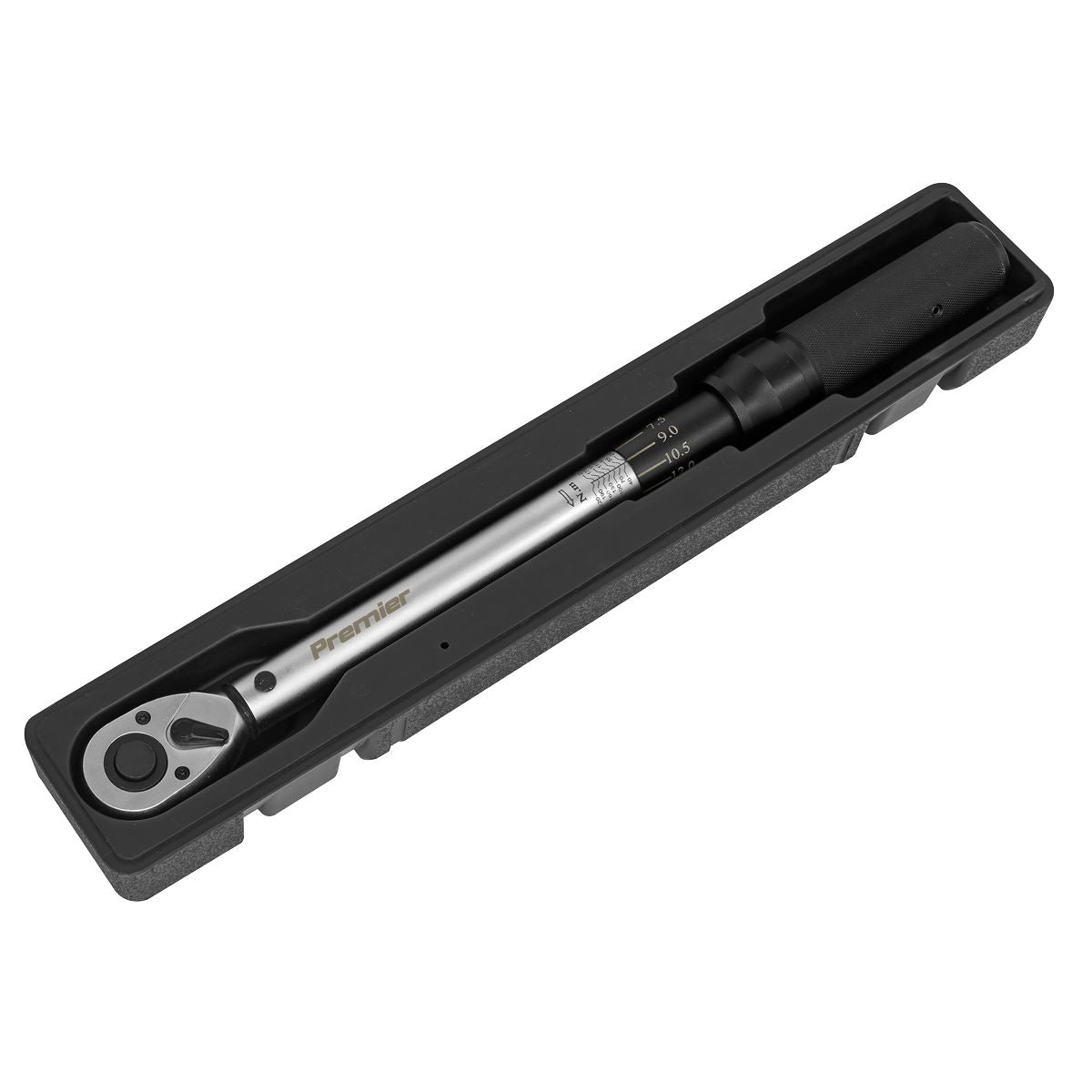 Sealey Premier Premier Micrometer Style Torque Wrench 1/2"Sq Drive 40-210Nm
