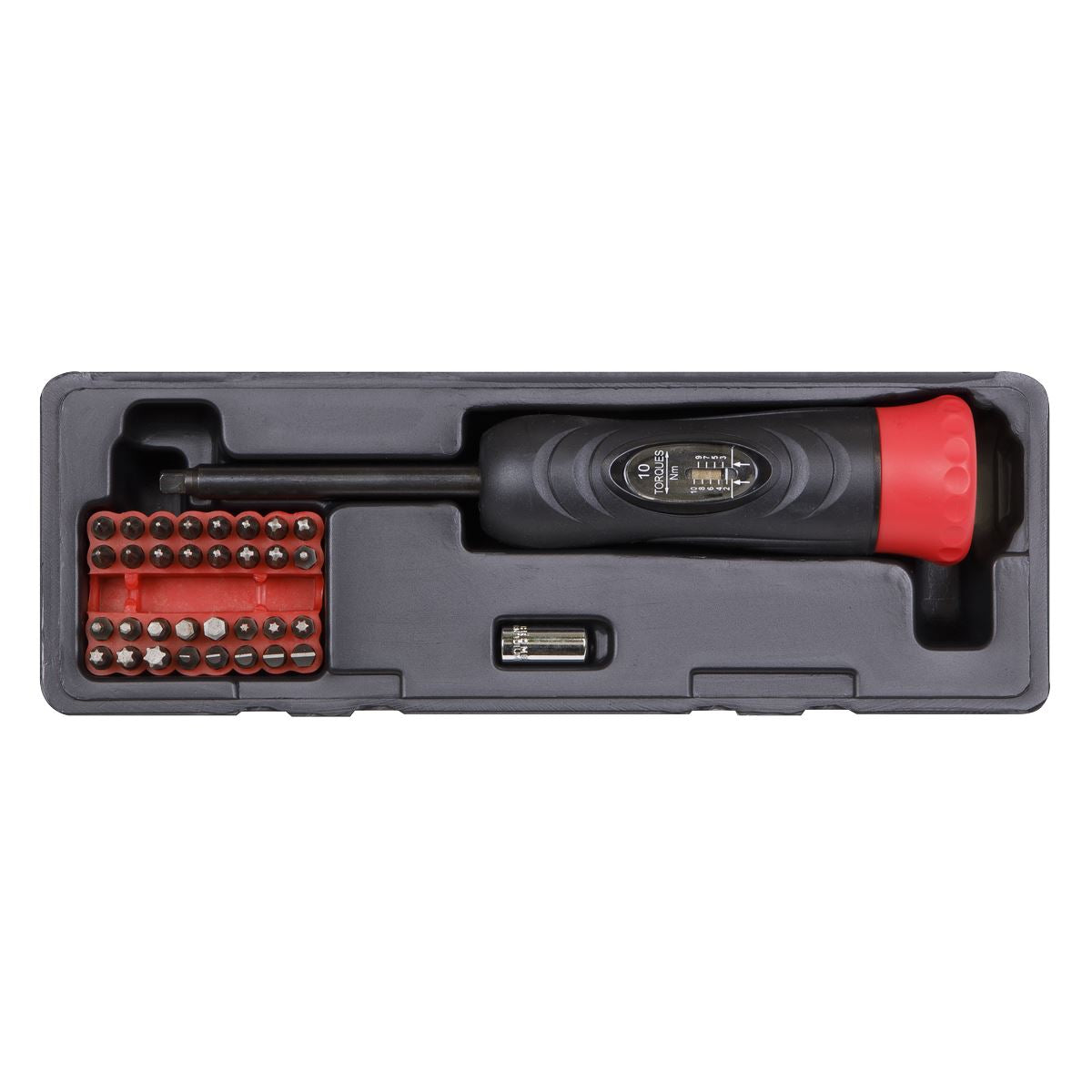 Sealey Torque Screwdriver Set 34pc 2-10Nm 1/4"Sq Drive STS100