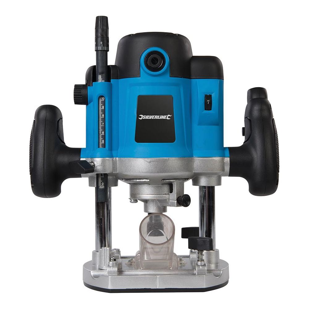 Silverline 1500W Plunge Router 1/2" 1500W