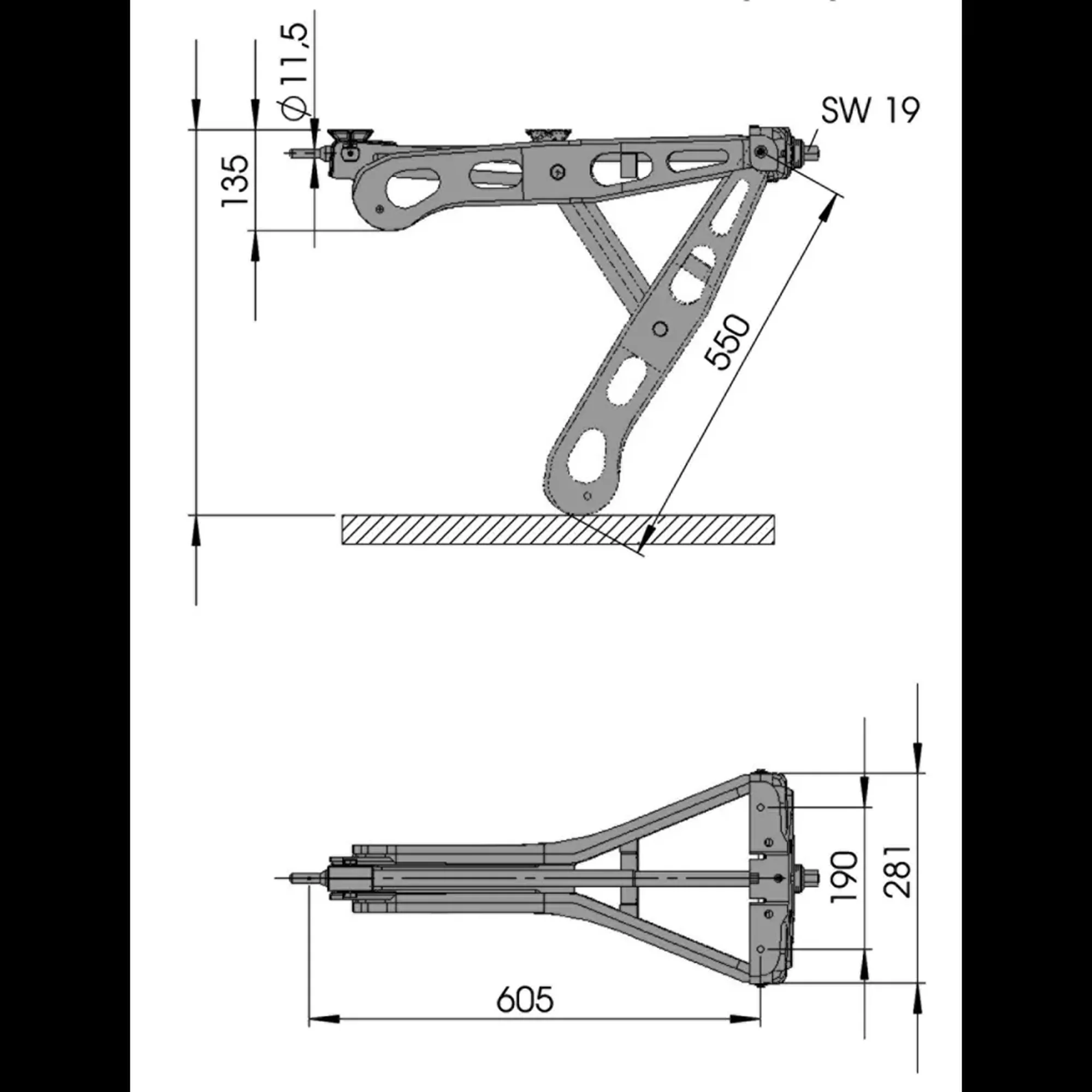 AL-KO Corner Steady Short 800kg Load Capacity