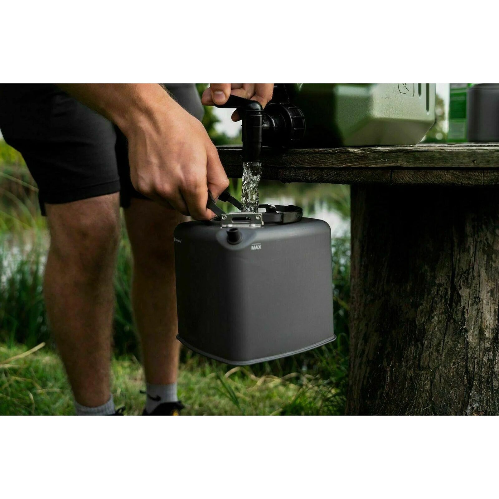 Ridgemonkey Square Kettle 0.5L Camping Carp Fishing Cookware - 5.06E+12